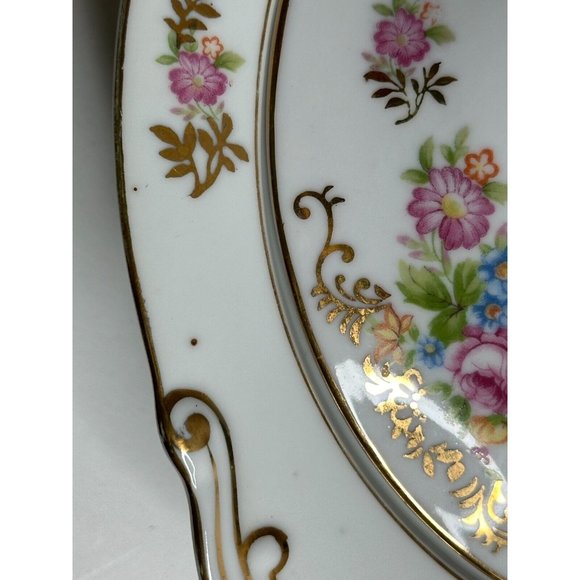 Maruichi China Serving Bowl Lid Set Rose Pattern Occupied Japan Replacement 40s - Picture 7 of 15